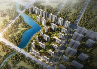 华中城上悦府项目位于常德市鼎城区江南阳山大道与金霞路交汇处