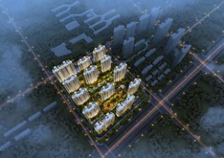 中梁拾光学府项目位于桃花江大道与金凤路交汇处