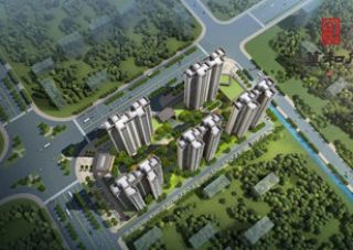 万和府项目位于南县兴盛路与太阳山路交汇处