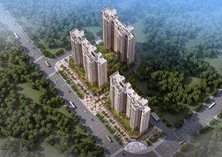 益登华庭项目位于益阳市赫山区进港公路与S308交汇处西北角