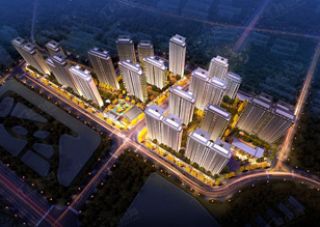 建发央著项目位于益阳大道万达广场北侧