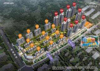 金科集美东方项目位于高新区银城大道与学府路交汇处