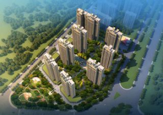 德大揽胜项目位于益阳赫山区龙洲路与关公路交汇处