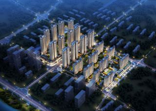 中建嘉和城项目位于岳阳市冷水铺路华夏双语学校南侧