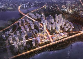 金茂洞庭生态创新城项目位于岳阳楼区九华山路99号