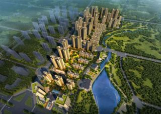 梧桐庄园项目位于岳阳市巴陵东路与分水垄路交汇处（邓婆桥站）