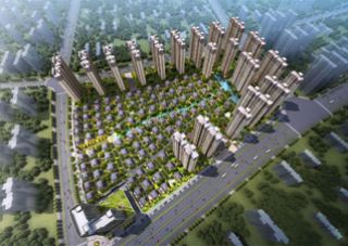 茗冠芙蓉城项目位于湘阴县金龙新区芙蓉北路西侧金龙大道旁