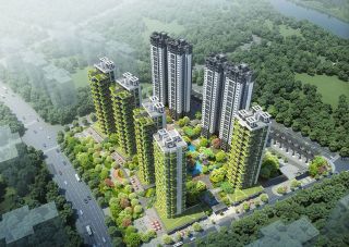 珠江和院项目位于蒸湘区陆家新区风顺西路与新桥路交汇处