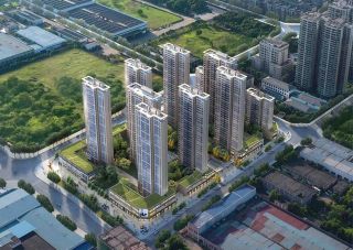 弘阳昕悦府项目位于蒸湘区杨柳路与光辉街交汇处（原黄花集团）