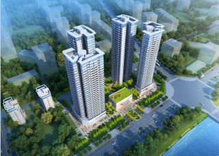 凯珑江景项目位于蒸湘区蒸水西路与祝融路交汇处