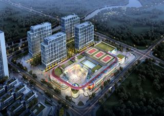 HSC博奥城项目位于蒸湘区风顺西路与蒸潭路交汇处