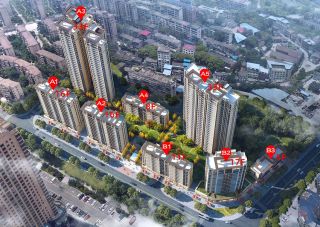 西合大成府项目位于蒸湘区衡祁路与西合路交汇处