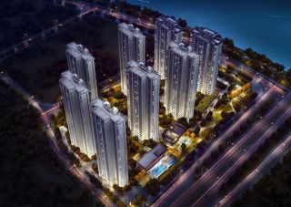 当代上品项目位于蒸湘区华新大道与蒸水南路交汇处