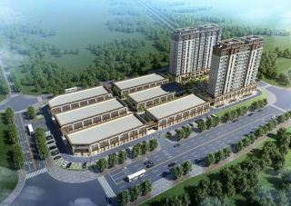 创品国际建材家居城项目位于衡山县工业大道创品国际建材家居城市场1栋入口处