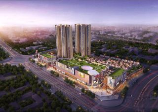 奥园广场项目位于祁东县南山大道与曙光路交汇处