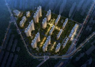 碧桂园翡翠华府项目位于祁东县竹苑路和青山路交汇处