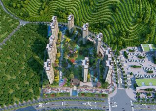 广平盛世项目位于衡山县黄花新区衡山大道景贤小学西侧