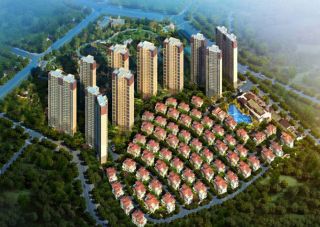 碧桂园项目位于祁东县洪桥镇竹苑路南侧