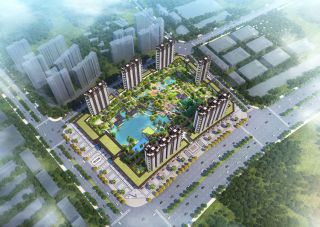 新水云轩桃花源二期项目位于祁东县高铁新区圣云大道与黄星路交汇处