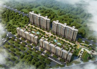 玉合青城项目位于县政府东侧（碧桂园翡翠华府对面）