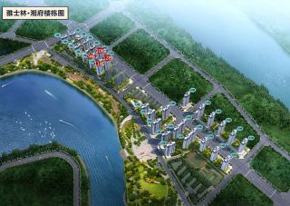 雅士林湘府项目位于耒阳市迎宾大道与东二路交汇处