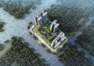 金色江湾项目位于耒阳市迎宾大道与东二路交汇处