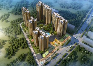 时代央著项目位于耒阳市迎宾大道与神农北路交汇处西北角