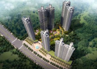 江城国际项目位于耒阳市迎宾大道与德泰隆路交汇处