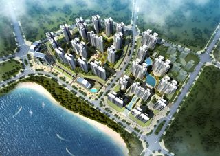 合兴顺湖城项目位于耒阳市武广新城耒阳西站顺湖公园南侧