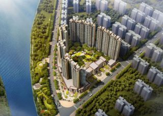 金域水岸项目位于耒阳市群英南路与沿江路交汇处