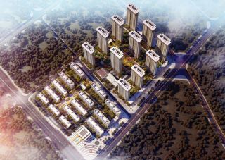 阳光城新城樾府项目位于荷塘升龙大道与向阳路交汇处以北