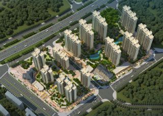 云发藏龙湾项目位于云龙区学林路与应迎宾大道交汇处