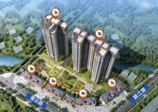 株洲-茶陵县东阳君悦项目位于茶陵望云街和欧江路交汇处