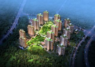 水木十里春风项目位于石峰田心大道与四兴路交汇处