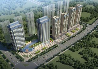 型格U公馆项目位于株洲大道与莲花路交汇处