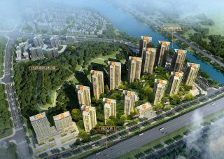 万丰上院西郡项目位于万丰湖湿地公园（株洲大道与新丰路交汇处）