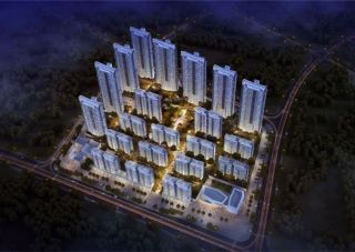 蔷薇熙岸项目位于天元万丰湖畔（仙月环路与万丰路交汇处）