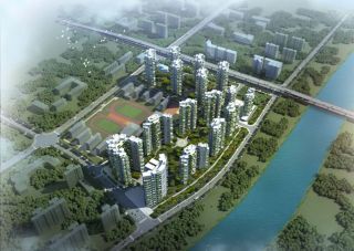 第四代住房未来社区项目位于天元珠江北路与新东路交汇处