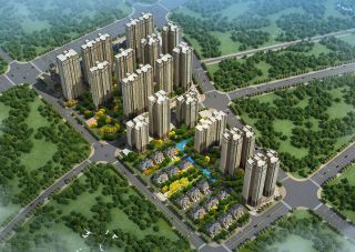 山水豪庭项目位于天元区泰山西路与栗合路交汇处