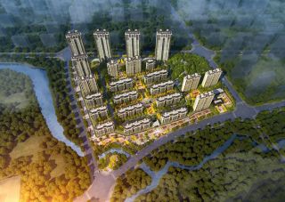 建宁檀府项目位于荷塘建宁港路与映日路交汇处（金山街道办事处对面）