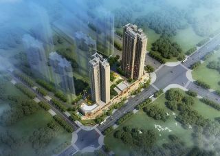 水竹佳苑项目位于荷塘荷塘区升龙路与桂花路交汇处