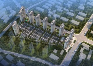 建宸大院项目位于醴陵来龙门街道国瓷大道与仙岳山路交汇处