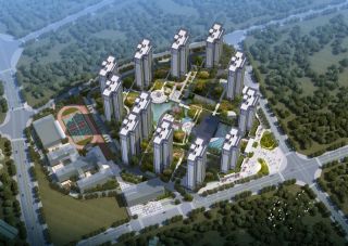 桃李江南项目位于醴陵市国瓷大道与民富路交汇处