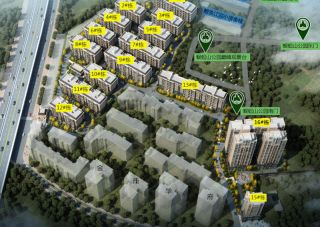 鑫龙华城项目位于资兴市南兴东路与邮电路交汇处