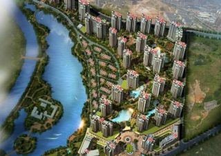 林邑星湖湾项目位于郴州市爱莲湖公园旁