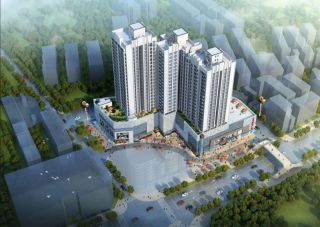 汇华时代广场项目位于郴州市国庆北路33-12号原北湖市场正对面