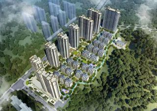 金色御园项目位于郴州市拥军路与寒溪路交汇处