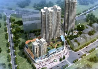 岳阳-湘阴东湖中央广场项目位于湘阴县江东路宗棠广场正对面(原老汽车站）