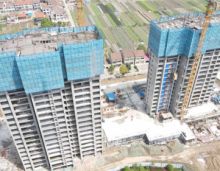 工程进度 | 澧县美大中国院子项目3月份现场施工进度情况如下！3#栋建至22层，7#栋建至19层；6#栋电梯在进行验收阶段；8#栋在做地下室底板，家在渐渐生长