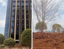 工程进度 | 常德华鹏国际6月份项目施工进度播报如下！截止到2021年6月18日，常德华鹏国际1-2#栋断桥铝、外墙漆已完成施工；3#栋玻璃幕墙已完成、墙地砖及吊顶基本完成，